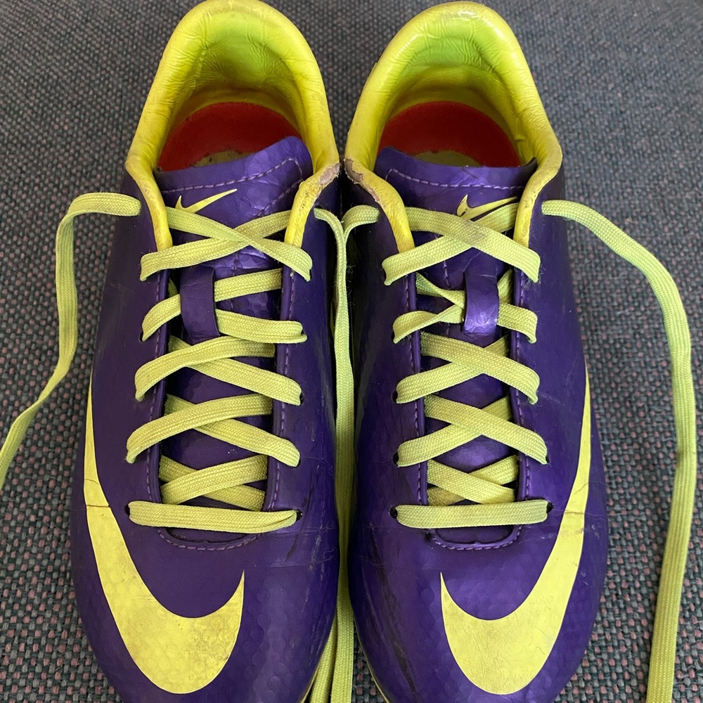Nike JR Mercurial Victory IV FG Purple Cleats
